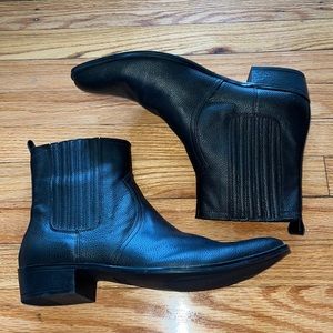 Men’s black boohoo western boot